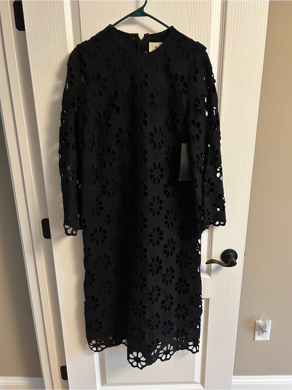Tuckernuck Black Floral Cutwork Midi Dress